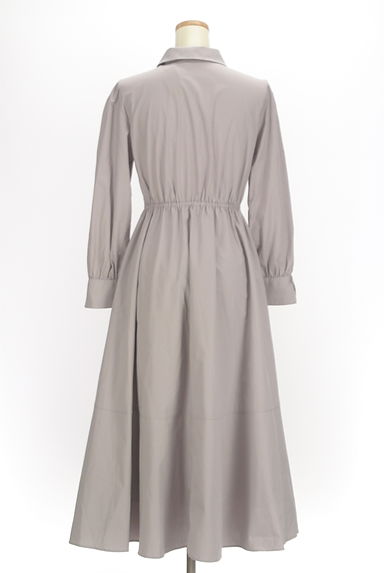 PROPORTION BODY DRESSING（プロポーションボディ ドレッシング）の古着「ラッフルフレアシャツワンピース（ワンピース・チュニック）」大画像２へ