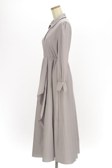 PROPORTION BODY DRESSING（プロポーションボディ ドレッシング）の古着「ラッフルフレアシャツワンピース（ワンピース・チュニック）」大画像３へ