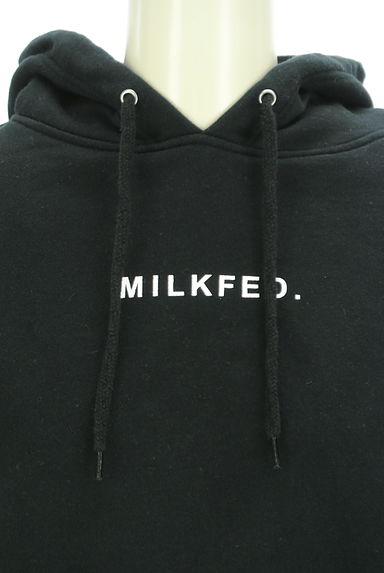 MILKFED.（ミルク フェド）の古着「ショート丈ロゴスウェットパーカー（スウェット・パーカー）」大画像４へ