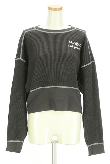 MILKFED.（ミルク フェド）の古着「ワッフルスウェットトップス（スウェット・パーカー）」大画像１へ