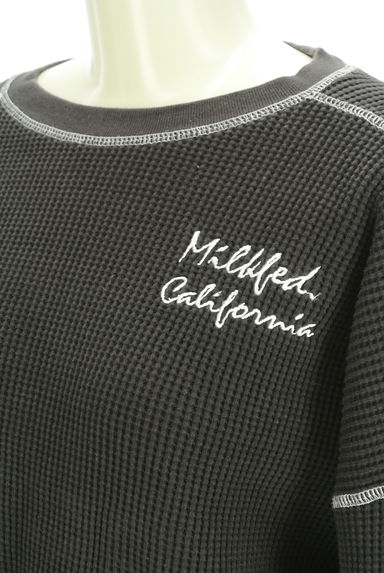 MILKFED.（ミルク フェド）の古着「ワッフルスウェットトップス（スウェット・パーカー）」大画像４へ
