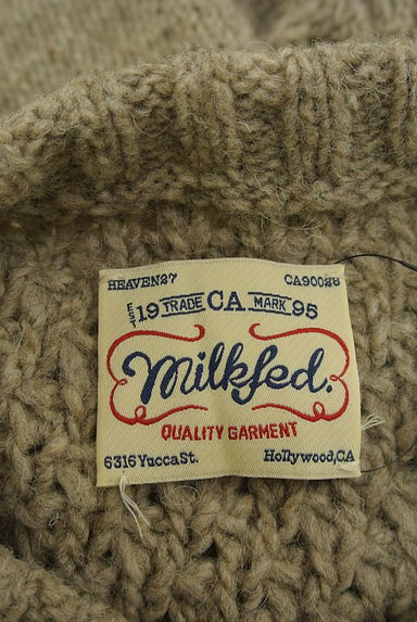 MILKFED.（ミルク フェド）の古着「ハート袖ケーブルニットカーディガン（ニット）」大画像６へ