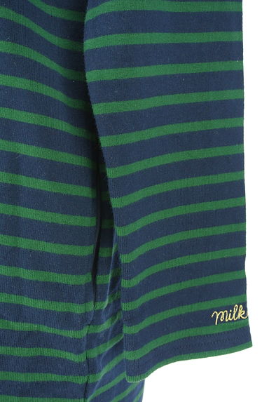 MILKFED.（ミルク フェド）の古着「バックリボンボーダー膝上ワンピース（ワンピース・チュニック）」大画像５へ