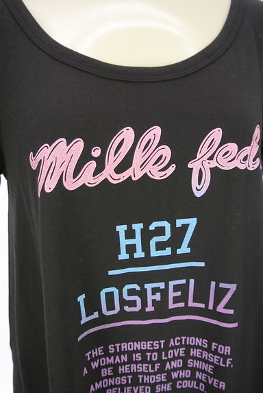 MILKFED.（ミルク フェド）の古着「ロゴプリントフレアTシャツ（Ｔシャツ）」大画像４へ