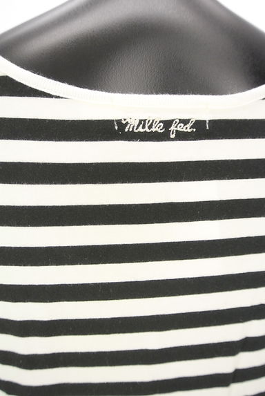 MILKFED.（ミルク フェド）の古着「ボーダー柄フレアタンクワンピース（ワンピース・チュニック）」大画像４へ
