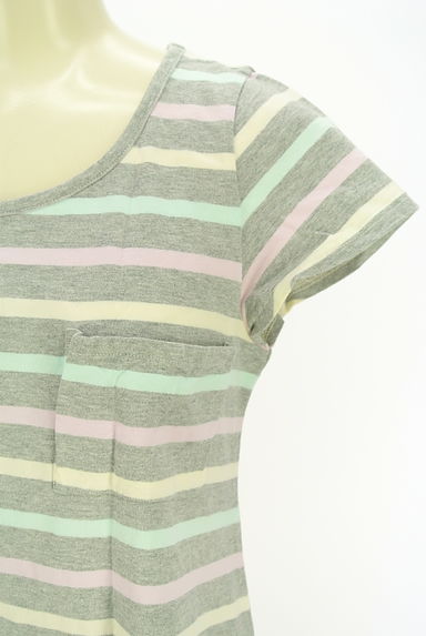 MILKFED.（ミルク フェド）の古着「マルチボーダーTシャツ（Ｔシャツ）」大画像４へ