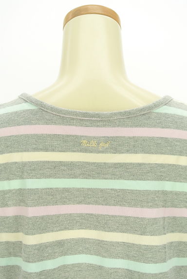 MILKFED.（ミルク フェド）の古着「マルチボーダーTシャツ（Ｔシャツ）」大画像５へ