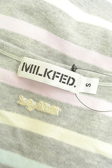 MILKFED.（ミルク フェド）の古着「マルチボーダーTシャツ（Ｔシャツ）」大画像６へ