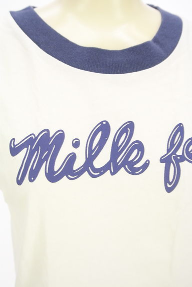 MILKFED.（ミルク フェド）の古着「配色切替ロゴプリントＴシャツ（Ｔシャツ）」大画像４へ