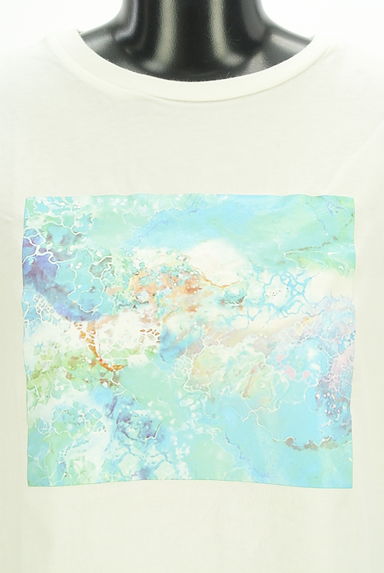 REDYAZEL（レディアゼル）の古着「スクエアプリントTシャツ（Ｔシャツ）」大画像４へ