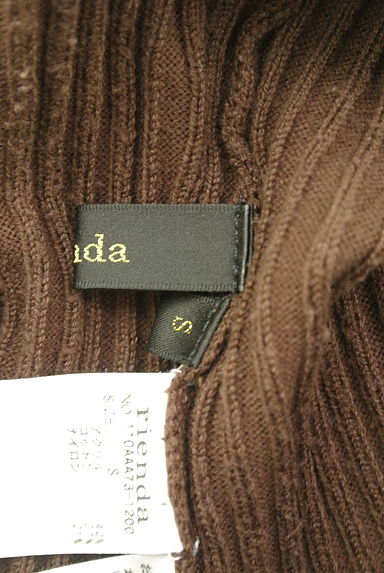 rienda（リエンダ）の古着「カシュクールリブニットミニワンピース（ワンピース・チュニック）」大画像６へ