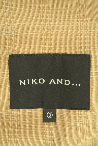 niko and...（ニコ アンド）の古着「チェック柄テーラードジャケット（ジャケット）」大画像６へ
