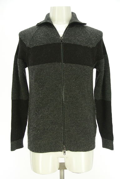 DIESEL（ディーゼル）の古着「ハイネックダブルジップ配色ニットカーディガン（カーディガン）」大画像４へ