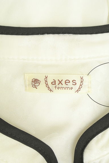 axes femme（アクシーズファム）の古着「チャイナボタンパイピングカットソー（カットソー・プルオーバー）」大画像６へ