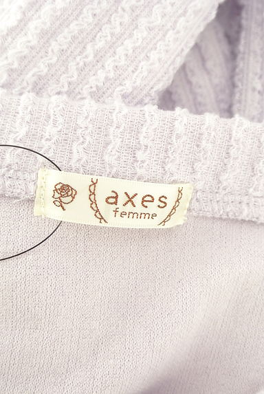 axes femme（アクシーズファム）の古着「サイドレースフェミニンリブプルオーバー（カットソー・プルオーバー）」大画像６へ