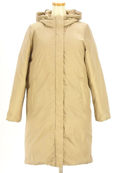 NATURAL BEAUTY BASIC（ナチュラルビューティベーシック）の古着「フーディロングダウンコート（ダウンジャケット・ダウンコート）」大画像１へ