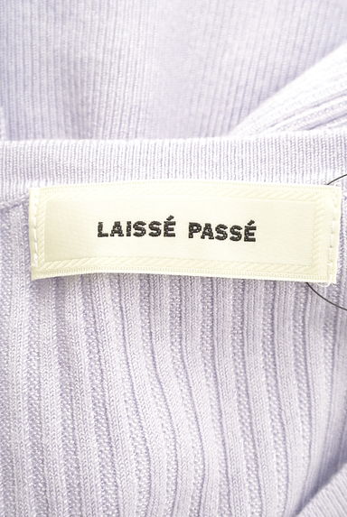 LAISSE PASSE（レッセパッセ）の古着「フロントビジューリブニットカーディガン（カーディガン・ボレロ）」大画像６へ