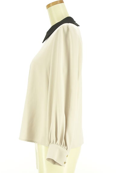 PROPORTION BODY DRESSING（プロポーションボディ ドレッシング）の古着「バイカラー襟ブラウス（カットソー・プルオーバー）」大画像３へ