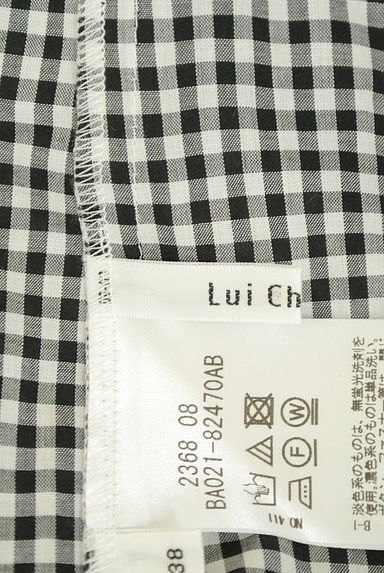 LUI CHANTANT（ルイシャンタン）の古着「ギンガムチェック柄ブラウス（カットソー・プルオーバー）」大画像６へ