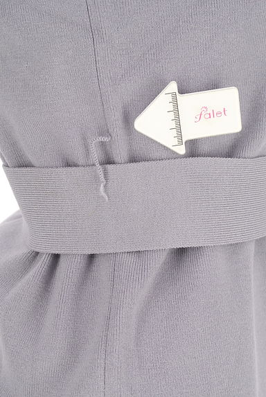 PROPORTION BODY DRESSING（プロポーションボディ ドレッシング）の古着「Ｖネックニット×タイトスカートセットアップ（セットアップ（ジャケット＋スカート））」大画像４へ
