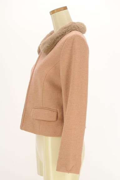 PROPORTION BODY DRESSING（プロポーションボディ ドレッシング）の古着「ファー付きノーカラーショートジャケット（ジャケット）」大画像３へ