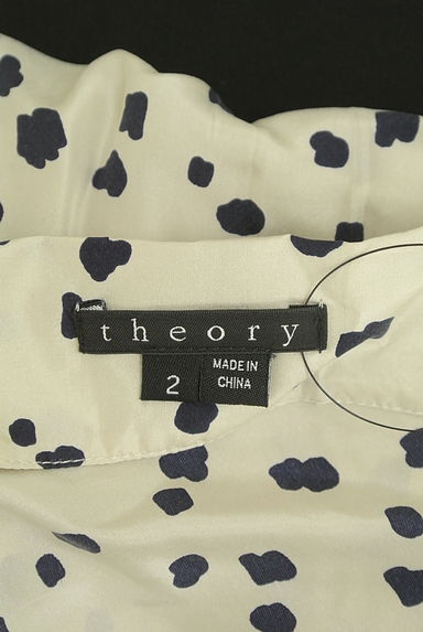 theory（セオリー）の古着「ダルメシアン柄異素材ミニワンピース（ワンピース・チュニック）」大画像６へ