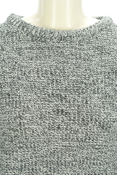 UNTITLED（アンタイトル）の古着「アシメメランジニットトップス（ニット）」大画像４へ