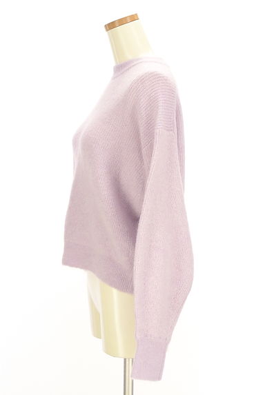 JUSGLITTY（ジャスグリッティー）の古着「ボリューム袖モヘヤ混ニット（ニット）」大画像３へ