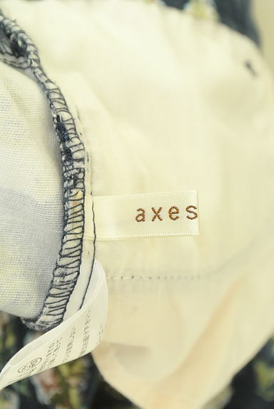 axes femme（アクシーズファム）の古着「サイドギャザー花柄クロップドパンツ（パンツ）」大画像６へ