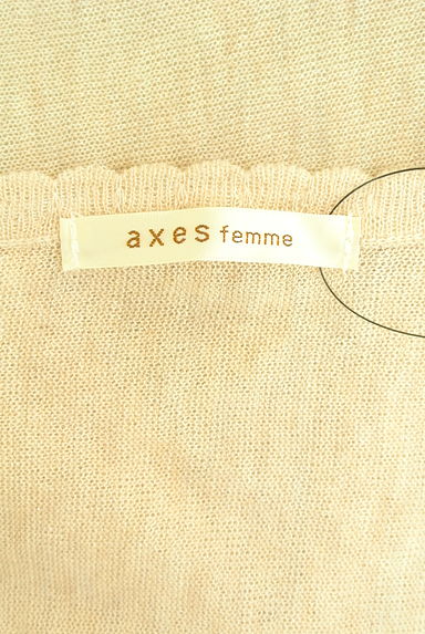axes femme（アクシーズファム）の古着「ラインストーン付きドルマンニットカーデ（カーディガン・ボレロ）」大画像６へ