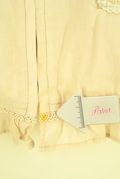 axes femme（アクシーズファム）の古着「フラワー刺繍バックレースアップブルゾン（ブルゾン・スタジャン）」大画像５へ