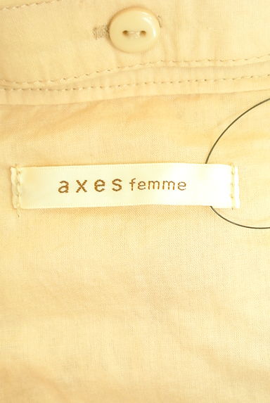 axes femme（アクシーズファム）の古着「フラワー刺繍バックレースアップブルゾン（ブルゾン・スタジャン）」大画像６へ