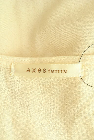 axes femme（アクシーズファム）の古着「フロントレース６分袖カーディガン（カーディガン・ボレロ）」大画像６へ