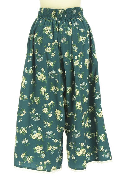 axes femme（アクシーズファム）の古着「花柄タックワイドパンツ（パンツ）」大画像２へ