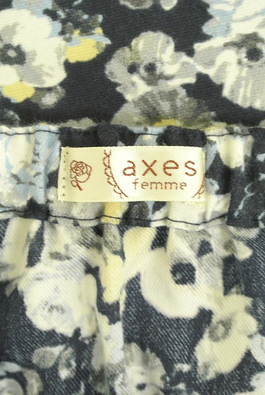 axes femme（アクシーズファム）の古着「レース切替小花柄オールインワン（コンビネゾン・オールインワン）」大画像６へ