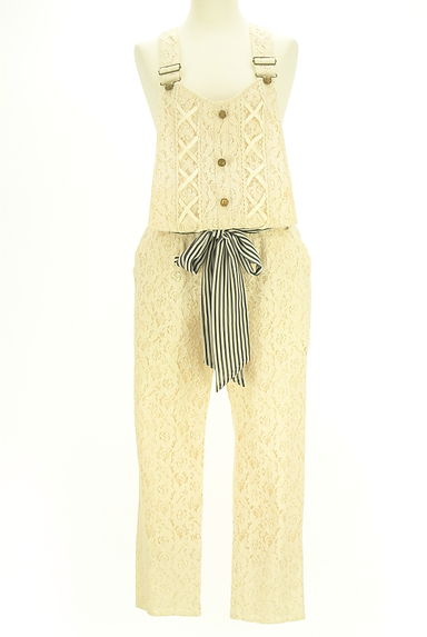axes femme（アクシーズファム）の古着「シフォンベルト付き総レースオーバーオール（オーバーオール・サロペット）」大画像１へ