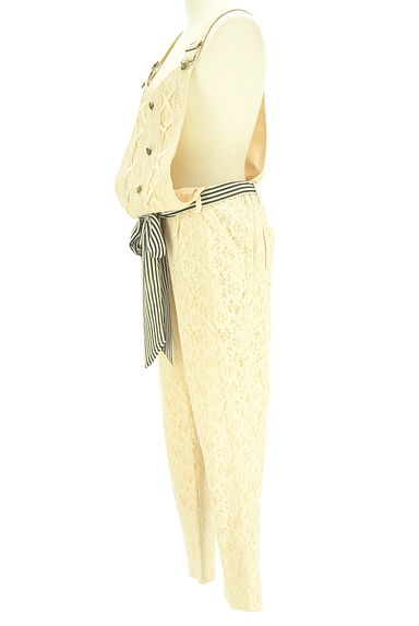 axes femme（アクシーズファム）の古着「シフォンベルト付き総レースオーバーオール（オーバーオール・サロペット）」大画像３へ