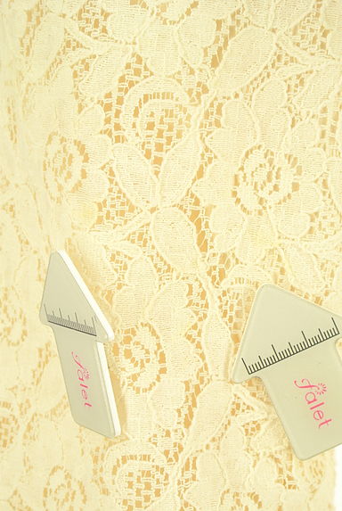 axes femme（アクシーズファム）の古着「シフォンベルト付き総レースオーバーオール（オーバーオール・サロペット）」大画像５へ
