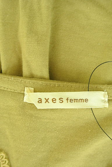 axes femme（アクシーズファム）の古着「レースVネックカットソー（カットソー・プルオーバー）」大画像６へ