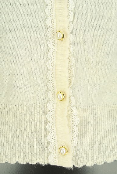 axes femme（アクシーズファム）の古着「花刺繍ニットカーディガン（カーディガン・ボレロ）」大画像５へ