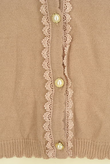 axes femme（アクシーズファム）の古着「花刺繍ニットカーディガン（カーディガン・ボレロ）」大画像５へ