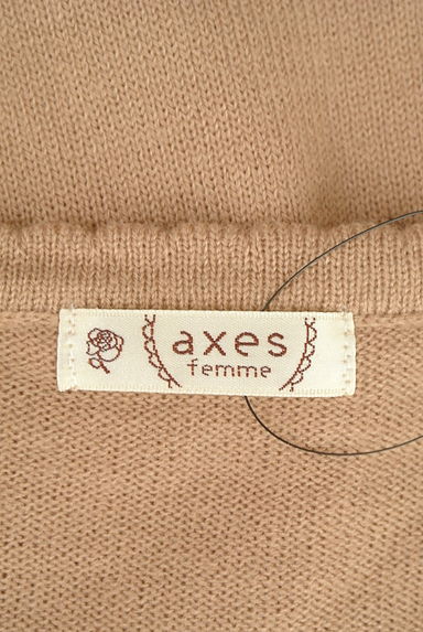 axes femme（アクシーズファム）の古着「花刺繍ニットカーディガン（カーディガン・ボレロ）」大画像６へ