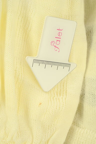 axes femme（アクシーズファム）の古着「裾レースチェック柄透かし編みニット（ニット）」大画像５へ