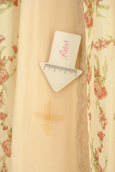 axes femme（アクシーズファム）の古着「ピンドット×花柄ロングキャミワンピース（キャミワンピース）」大画像５へ