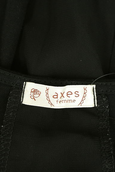 axes femme（アクシーズファム）の古着「バックシフォン切替丸襟プルオーバー（カットソー・プルオーバー）」大画像６へ