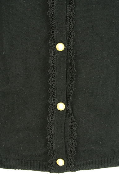 axes femme（アクシーズファム）の古着「パール＆ビーズ刺繍七分袖ニットカーデ（カーディガン・ボレロ）」大画像５へ