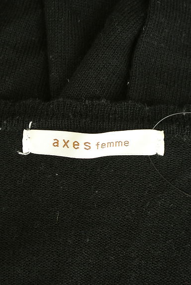 axes femme（アクシーズファム）の古着「パール＆ビーズ刺繍七分袖ニットカーデ（カーディガン・ボレロ）」大画像６へ