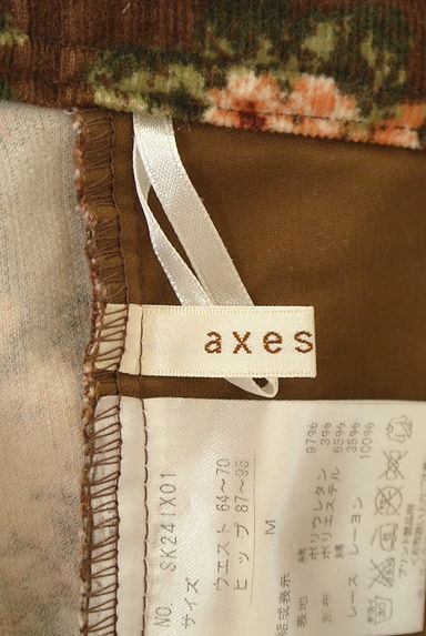 axes femme（アクシーズファム）の古着「レース付き花柄コーデュロイパンツ（パンツ）」大画像６へ