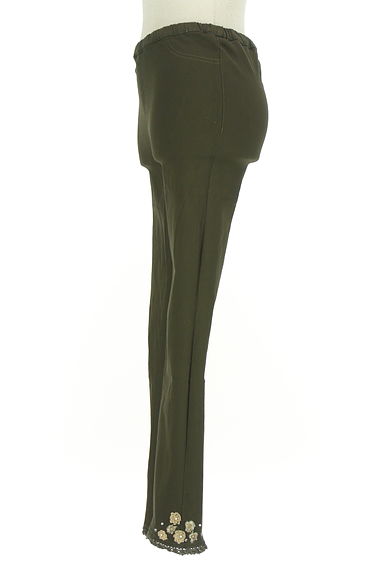 axes femme（アクシーズファム）の古着「花モチーフ付きストレッチスキニーパンツ（パンツ）」大画像３へ
