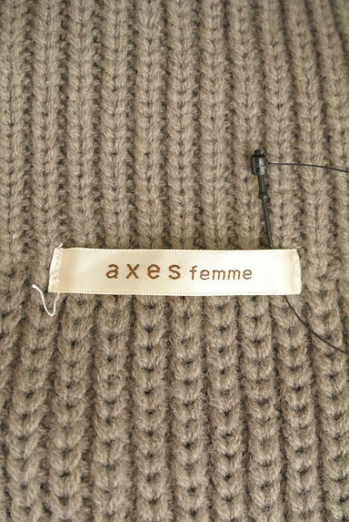 axes femme（アクシーズファム）の古着「ロングスリーブショートニットカーディガン（カーディガン・ボレロ）」大画像６へ